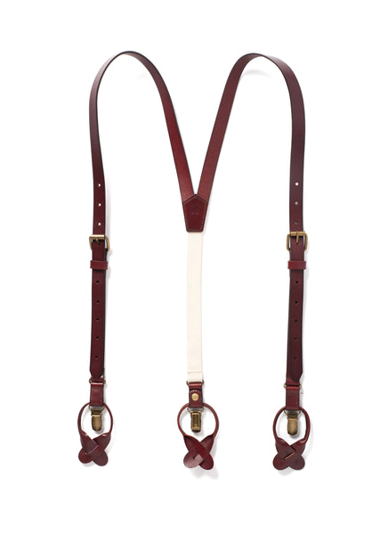 Buckingham Leather Suspenders (41-6258)