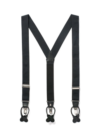 Elastic Band Suspender in Cherry - Elastic Band Suspenders